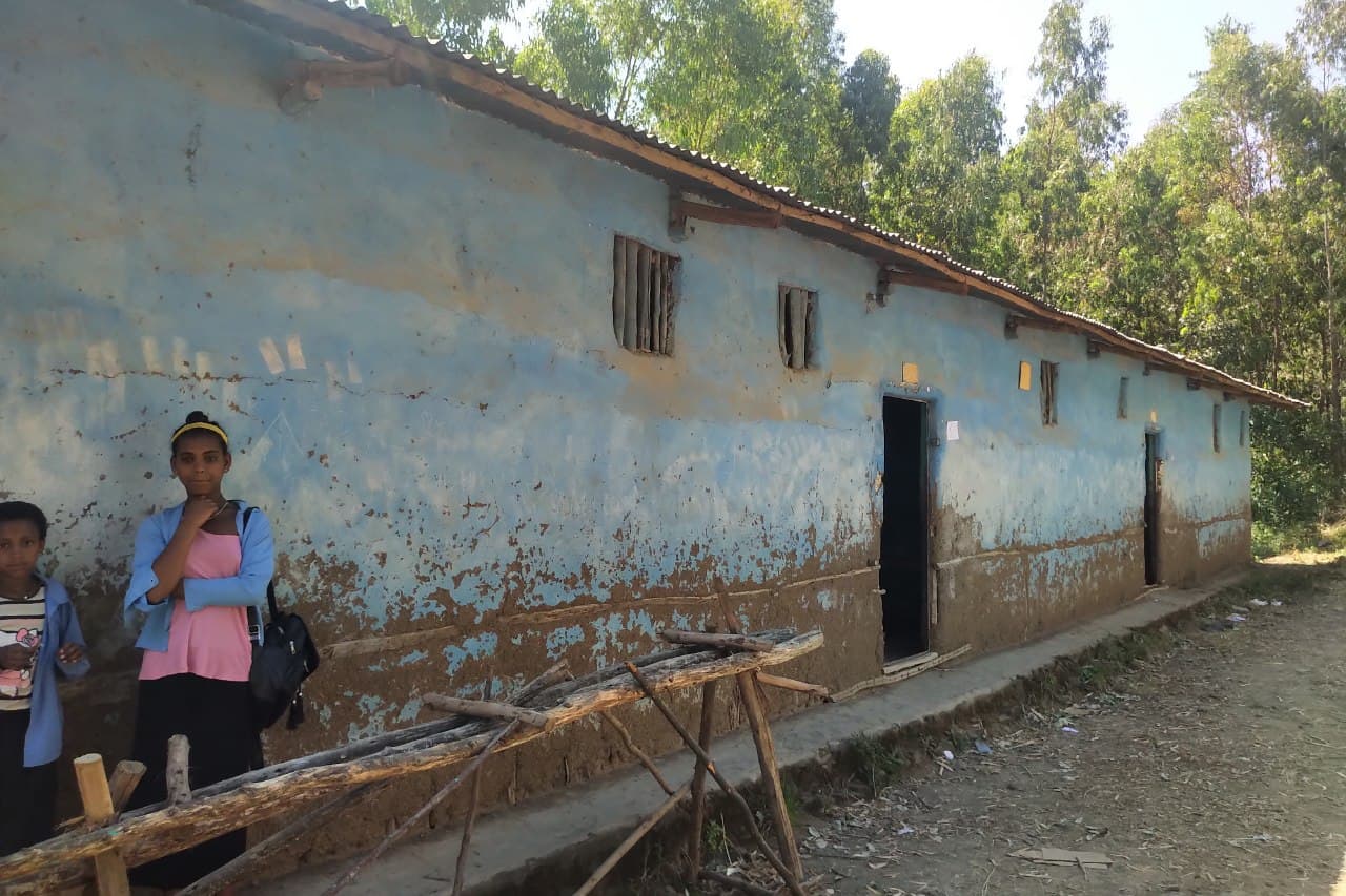 Gondar Kebele 03 Elementary School Classrooms Exterior -Jantekel Axumite Abrha